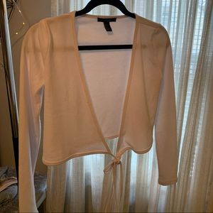 white tie long sleeve